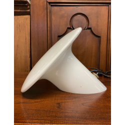 LAMPADA DA TAVOLO Candia VETRO MURANO DESIGN Gino Vistosi PER VISTOSI BIANCO '65