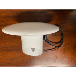 LAMPADA DA TAVOLO Candia VETRO MURANO DESIGN Gino Vistosi PER VISTOSI BIANCO '65