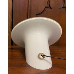 LAMPADA DA TAVOLO Candia VETRO MURANO DESIGN Gino Vistosi PER VISTOSI BIANCO '65