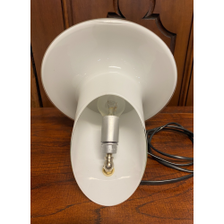 LAMPADA DA TAVOLO Candia VETRO MURANO DESIGN Gino Vistosi PER VISTOSI BIANCO '65