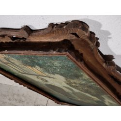 ANTICO QUADRO DIPINTO Rodolfo Paoletti 800 PAESAGGIO Venezia LAGUNA GONDOLA