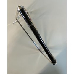 PORTABOTTIGLIE MODERNISTA Jacques Adnet & Christofle SILVERPLATED LACCA CINESE