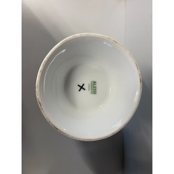 VASO CERAMICA  ALESSI DESIGN Alessandro Mendini TENDENTSE 100% MAKE UP BIANCO