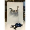 LAMPADA TAVOLO "T395" DESIGN MODERNISTA R. Sonneman ACCIAIO METALLO LACCATO BLU