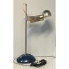 LAMPADA TAVOLO "T395" DESIGN MODERNISTA R. Sonneman ACCIAIO METALLO LACCATO BLU