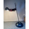 LAMPADA TAVOLO "T395" DESIGN MODERNISTA R. Sonneman ACCIAIO METALLO LACCATO BLU