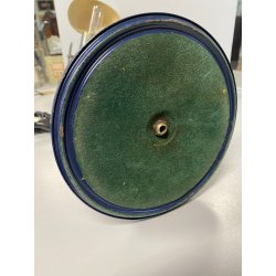 LAMPADA TAVOLO "T395" DESIGN MODERNISTA R. Sonneman ACCIAIO METALLO LACCATO BLU