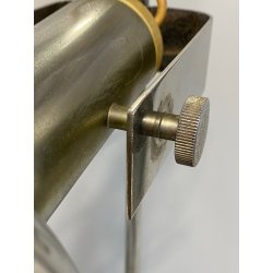 LAMPADA TAVOLO "T395" DESIGN MODERNISTA R. Sonneman ACCIAIO METALLO LACCATO BLU