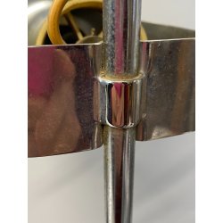 LAMPADA TAVOLO "T395" DESIGN MODERNISTA R. Sonneman ACCIAIO METALLO LACCATO BLU