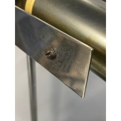 LAMPADA TAVOLO "T395" DESIGN MODERNISTA R. Sonneman ACCIAIO METALLO LACCATO BLU