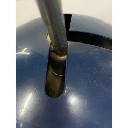 LAMPADA TAVOLO "T395" DESIGN MODERNISTA R. Sonneman ACCIAIO METALLO LACCATO BLU