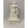 ANTICA STATUA PORCELLANA  Budai BUDDHA SORRIDENTE BUDDA CHE RIDE 29 cm/h '900