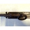 ANTICO CATENACCIO CHIAVISTELLO FERRO BATTUTO FORGIATO PORTONE 71,5 cm XVIII sec