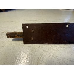 ANTICO CATENACCIO CHIAVISTELLO FERRO BATTUTO FORGIATO PORTONE 71,5 cm XVIII sec