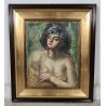 ANTICO QUADRO DIPINTO Arnaldo Carpanetti EPOCA 900 olio tela RITRATTO NUDO DONNA
