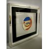 QUADRO BASSORILIEVO ARGENTO PUNZONATO 16/200 Giuseppe Migneco PESCATA DI SARDE 