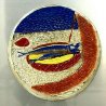 QUADRO BASSORILIEVO ARGENTO PUNZONATO 16/200 Giuseppe Migneco PESCATA DI SARDE 