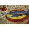QUADRO BASSORILIEVO ARGENTO PUNZONATO 16/200 Giuseppe Migneco PESCATA DI SARDE 