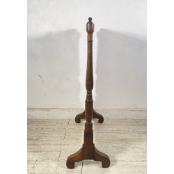 ANTICO RARO COPRICAMINO/PARASCINTILLE LEGNO 1800 RICAMATO ALTEZZA REGOLABILE