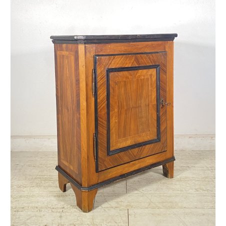 ANTICA CREDENZA INTARSIATA 1800/1900 LUIGI XV LEGNO CREDENZINA EPOCA DISPENSA