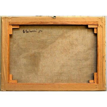 QUADRO DIPINTO OLIO TELA NUDO FEMINILE DESIGN ASTRATTISMO ESPRESSIONISMO MODERNO