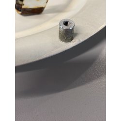 COPPIA APPLIQUE LAMPADA PARETE ROTONDA METALLO VETRO DESIGN MID CENTURY ø 25 cm