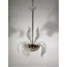 ANTICO LAMPADARIO A FOGLIE BAROVIER & TOSO VETRO MURANO SENZA IMPIANTO ELETTRICO