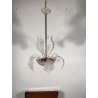ANTICO LAMPADARIO A FOGLIE BAROVIER & TOSO VETRO MURANO SENZA IMPIANTO ELETTRICO