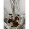 ANTICO LAMPADARIO A FOGLIE BAROVIER & TOSO VETRO MURANO SENZA IMPIANTO ELETTRICO