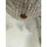 ANTICO LAMPADARIO A FOGLIE BAROVIER & TOSO VETRO MURANO SENZA IMPIANTO ELETTRICO