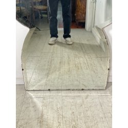 GRANDE SPECCHIERA SALA epoca 1800 SPECCHIO BAGNO MIRROR FORMA FUNGO STILE ORIENT