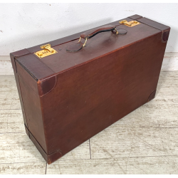 VALIGIA DA VIAGGIO BARTOLOMEI PER LANCIA CUOIO CUCITO A MANO 21x65x42 AUTOMOBILE