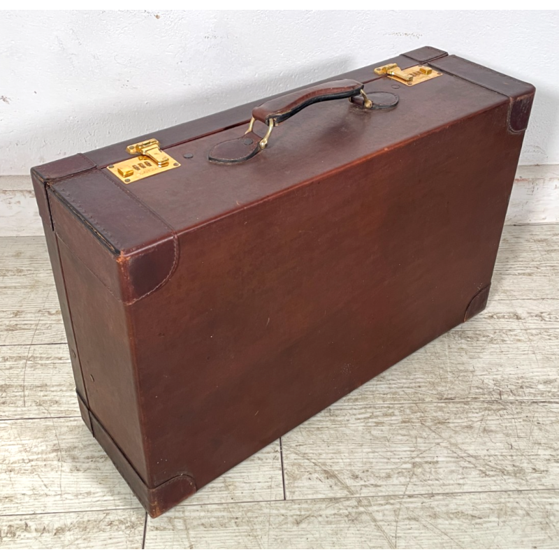 VALIGIA DA VIAGGIO BARTOLOMEI PER LANCIA CUOIO CUCITO A MANO 21x65x42 AUTOMOBILE