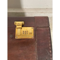 VALIGIA DA VIAGGIO BARTOLOMEI PER LANCIA CUOIO CUCITO A MANO 21x65x42 AUTOMOBILE