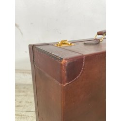 VALIGIA DA VIAGGIO BARTOLOMEI PER LANCIA CUOIO CUCITO A MANO 21x65x42 AUTOMOBILE