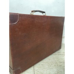 VALIGIA DA VIAGGIO BARTOLOMEI PER LANCIA CUOIO CUCITO A MANO 21x65x42 AUTOMOBILE