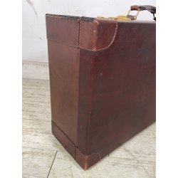 VALIGIA DA VIAGGIO BARTOLOMEI PER LANCIA CUOIO CUCITO A MANO 21x65x42 AUTOMOBILE