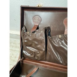 VALIGIA DA VIAGGIO BARTOLOMEI PER LANCIA CUOIO CUCITO A MANO 21x65x42 AUTOMOBILE