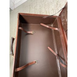 VALIGIA DA VIAGGIO BARTOLOMEI PER LANCIA CUOIO CUCITO A MANO 21x65x42 AUTOMOBILE