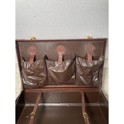 VALIGIA DA VIAGGIO BARTOLOMEI PER LANCIA CUOIO CUCITO A MANO 21x65x42 AUTOMOBILE