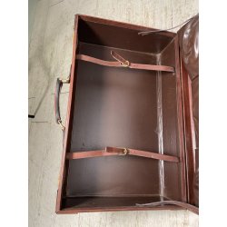 VALIGIA DA VIAGGIO BARTOLOMEI PER LANCIA CUOIO CUCITO A MANO 21x65x42 AUTOMOBILE