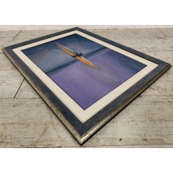 QUADRO DIPINTO olio tavola Carlo Monti BARCA a VELA Riflesso nel Lago MAGGIORE