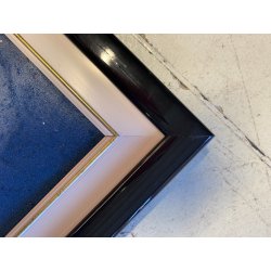 QUADRO ASTRATTO TECNICA MISTA Vittorio M. Carlo NATURA MORTA PESCI '71