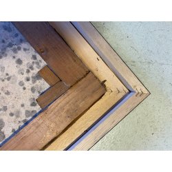 QUADRO ASTRATTO TECNICA MISTA Vittorio M. Carlo NATURA MORTA PESCI '71