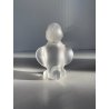 FIGURA CRISTALLO ANATRA CRYSTAL FROSTED DUCK Sevres FRANCE PAPERWEIGHT 7 cm/h