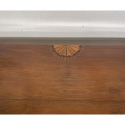 ANTICA CONSOLLE VITTORIANA INTARSIATA PRIMISSIMI 1900 LEGNO NOCE SCOLPITA EPOCA