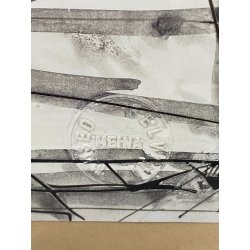 DISEGNO TECNICA MISTA Corrado Selvini  NUDO FIGURA FEMMINILE  ASTRATTO '900