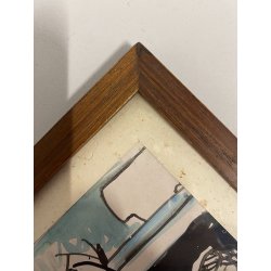 DISEGNO ASTRATTO TECNICA MISTA Corrado Selvini  FIGURE NUDO FEMMINILE '900