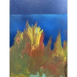 QUADRO ASTRATTO DIPINTO OLIO J. Biancini ARONA LAGO MAGGIORE ARTE CONTEMPORANEA