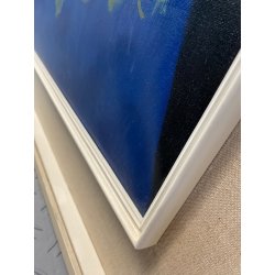 QUADRO ASTRATTO DIPINTO OLIO J. Biancini ARONA LAGO MAGGIORE ARTE CONTEMPORANEA